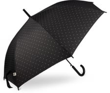 Stockschirm Damen (Farbe: schwarz gemustert, Grösse: one Size)