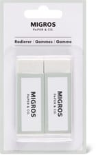 Gommes blanc 2p