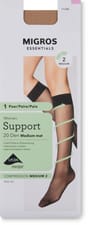 Ladies knee-highs (Grösse: 39-42, Farbe: nude)