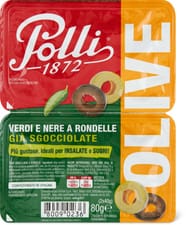 Polli Olives en rondelles vertes et noires