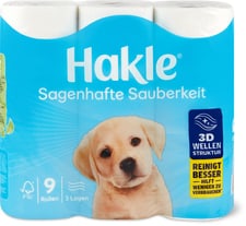 Hakle sagen. Sauber. papier hygiénique