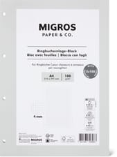 Feuilles pour classeurs à anneaux A4 100 g
