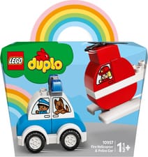 LEGO® DUPLO 10957 L'hélicoptère des pompiers et la voiture