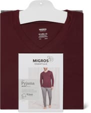 Men's Pyjama (Farbe: med.grey, Grösse: L)