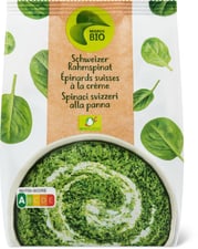Migros Bio Epinards à la créme