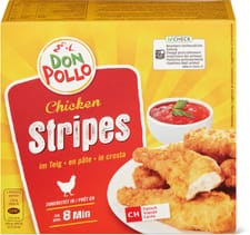 Don Pollo Chicken Stripes en pâte