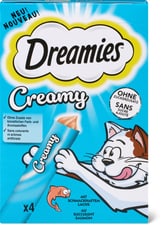 Friandises Creamy Saumon Dreamies 4 x 10 g