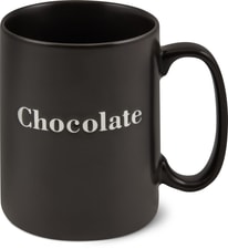 Tasse noir Chocolat (Couleur: Mug schwarz)
