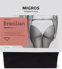 Damen Brazilian (Farbe: schwarz, Grösse: L)