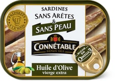 Connétable Sardines sans peau ni arêtes