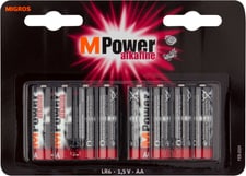 M-Power AA / LR6 8 pièces pile