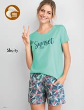 Shorty pour femme (Couleur: turqoise, Taille: XL = 48/50)