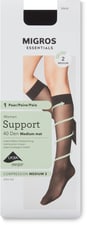 Ladies knee-highs (Grösse: 35-38, Farbe: black)