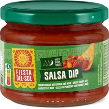 Fiesta del Sol Salsa Dip Sauce tomate aux haricots et maïs
