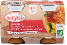 Babybio mirabelle pomme 130g