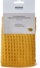 Linges de cuisine en lot de 2, cognac (Couleur: Cognac)