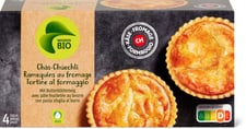 Bio Ramequins au fromage avec pâte feuilletée au beurre