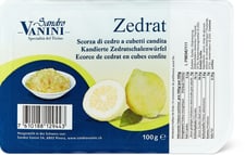 Cédrat en cubes confit