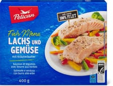 Pelican ASC Fish menu saumon