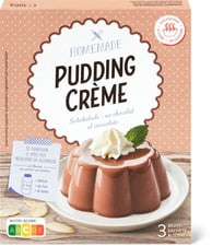 Homemade Pudding Crème Schokolade