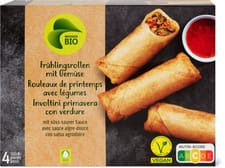 Bio Rouleaux de printemps aux légumes et avec sauce aigre-douce
