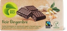 Migros Bio Fairtrade noir gingembre