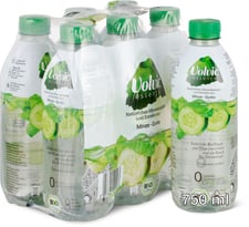 Volvic Essence Bio Eau minérale naturelle Menthe et concombre