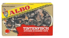 Albo Morceaux de calamar dans leur encre