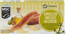 M-Classic MSC Anchois Anchois de la mer Cantabrique à l’huile d’olive