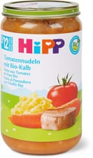 Bio HiPP Pâtes aux tomates viande veau