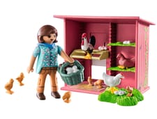 Playmobil 71308 Agricultrice et poul