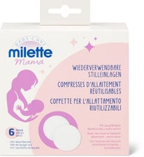 Milette Compresses d'allaitement reuse