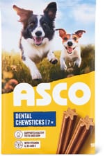 Asco Snacks Dental Chewsticks réduit la formation de tartre
