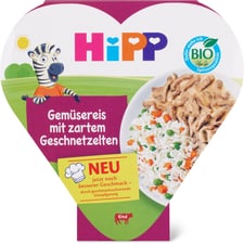 HiPP assiette pour enfants riz legumes beuf