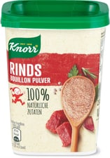 Knorr bouillon de Boeuf 100% ingréd.