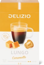 Delizio Capsules de café Lungo Caramello 12 capsules
