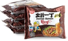Nissin ramen instant Noodles soup boeuf