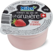 Yogourt lait Gruyère fraise