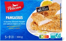 Pelican ASC Pangasius avec panure légère au citron