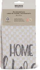 Linge de cuisine en lot de 2, Home Sweet Home