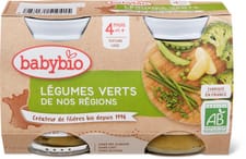 Babybio légumes verts 130g