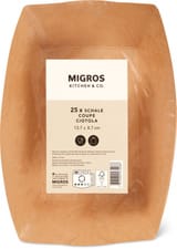 Barquettes, 13.7 x 8.7 cm (Taille: KRAFTPAPIER SCHALE GROSS)