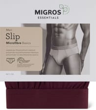 Men's Slip Microfibre (Farbe: bordeaux, Grösse: S)