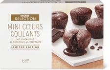 Sélection Mini cœurs coulants au chocolat
