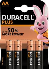 Duracell Plus Power AA / LR6 4 pièces pile