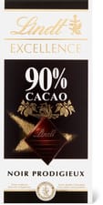 Lindt Excellence Plaque de chocolat Noir 90% cacao