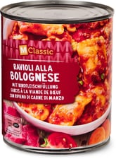 M-Classic Ravioli alla Bolognese farcis à la viande de bœuf
