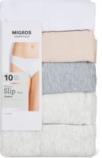 Slip Mini Conf. da 10 (Colore: bianco, Taglie: XXL)