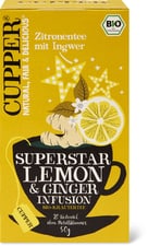 Cupper Bio Infusion Superstar Citron et gingembre
