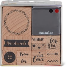 Set de tampons en bois